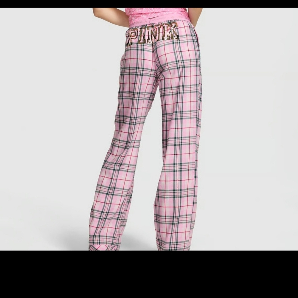 Pink Plaid Lounge Pants
